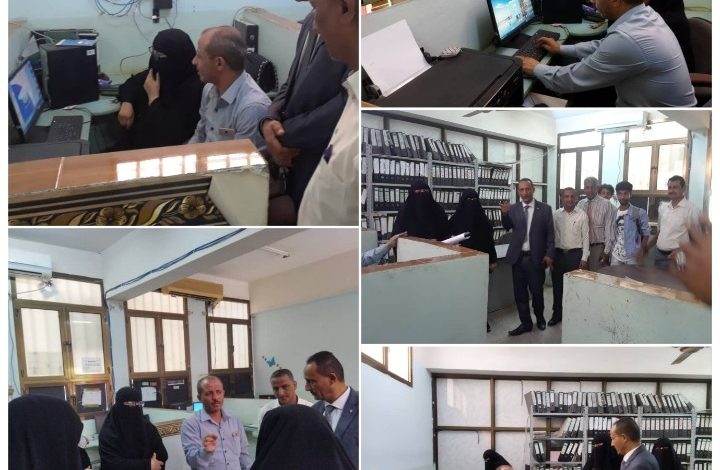 عميد كلية المجتمع عدن يدشن العمل بالنظام الالكتروني لشؤون الطلاب